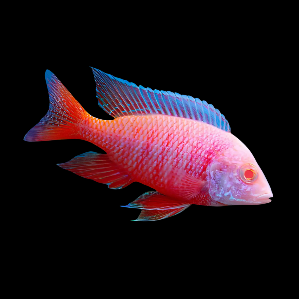 Firefish Albino Peacock Cichlid Aulonocara (3 - 4cm)