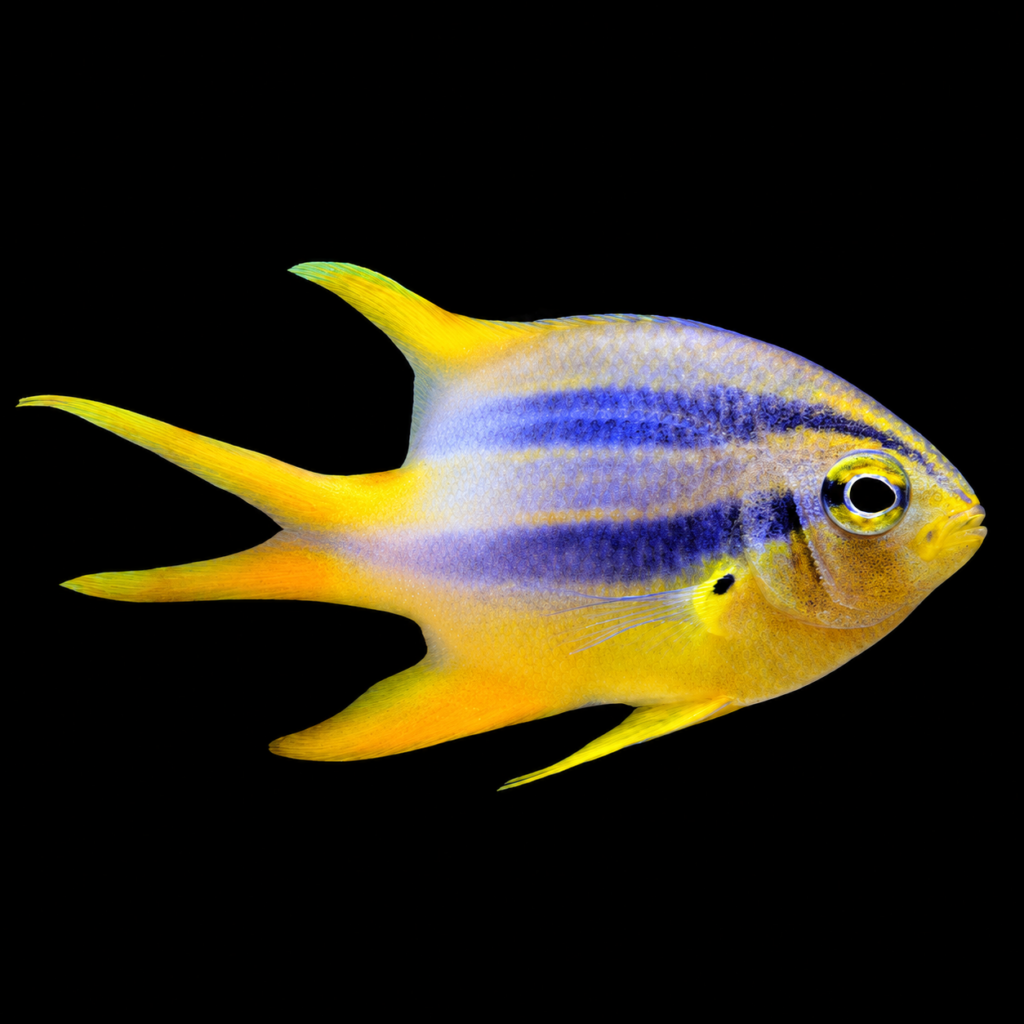 Black and gold chromis Neoglyphidodon nigroris (M)