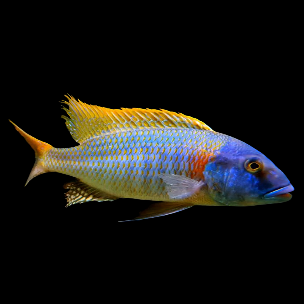 Buccochromis Rhoadesii Yellow African Cichlid (4 - 5cm)