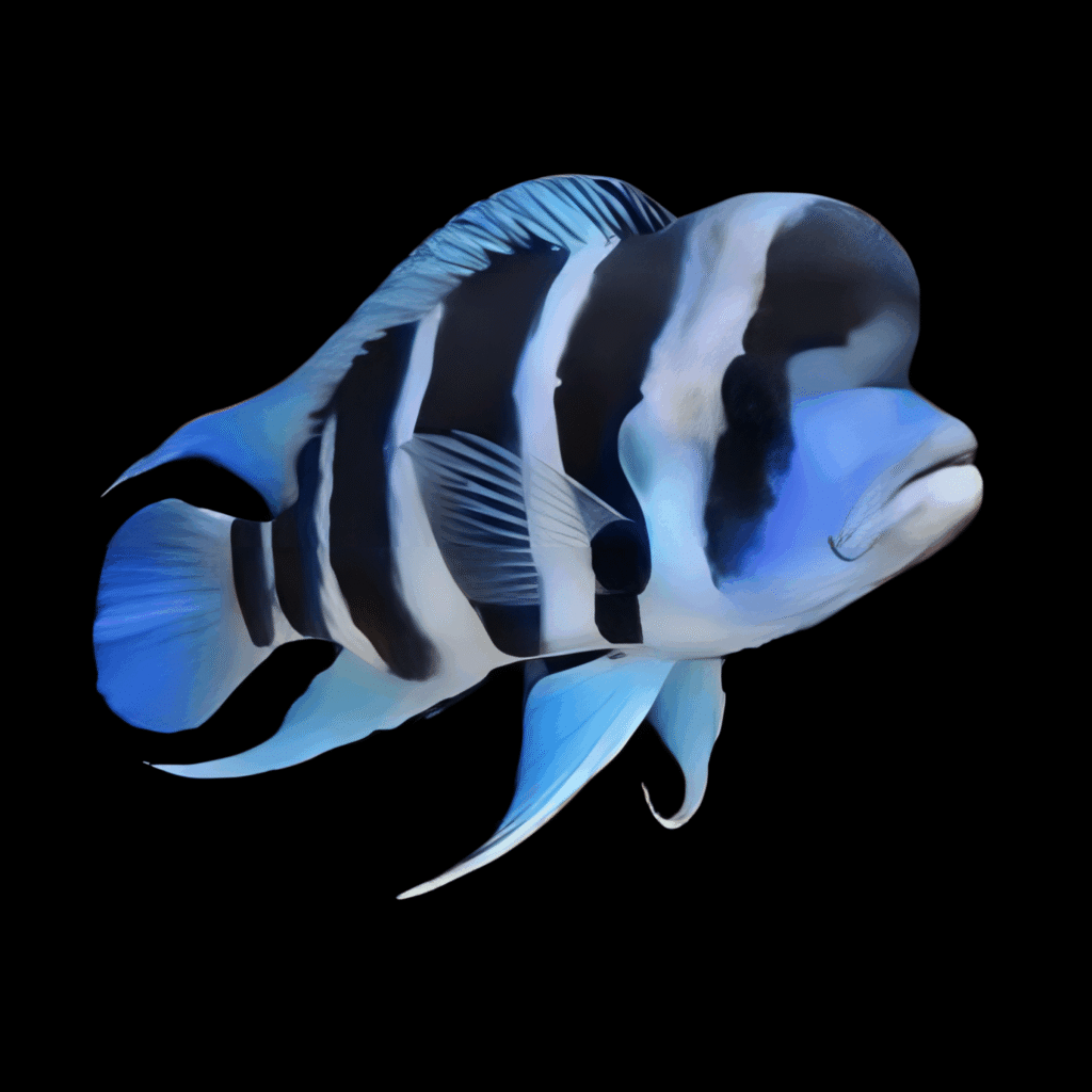 Frontosa Cichlid Cyphotilapia Frontosa Mpimbwe Blu (5 - 8cm)