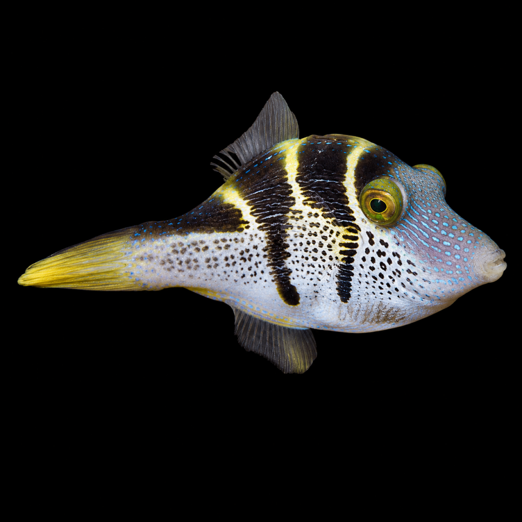 Black Saddled Toby Canthigaster valentini (M)