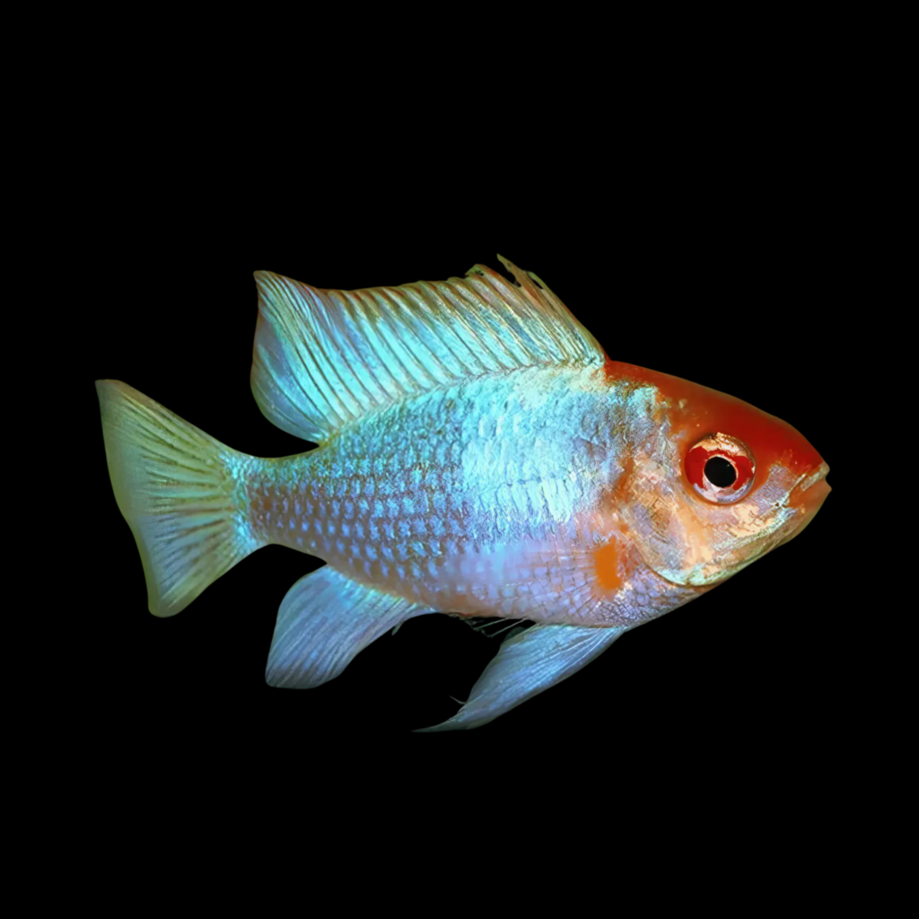 Papiliochromis Ramirezi Blue Red Head (2.5 - 3cm)