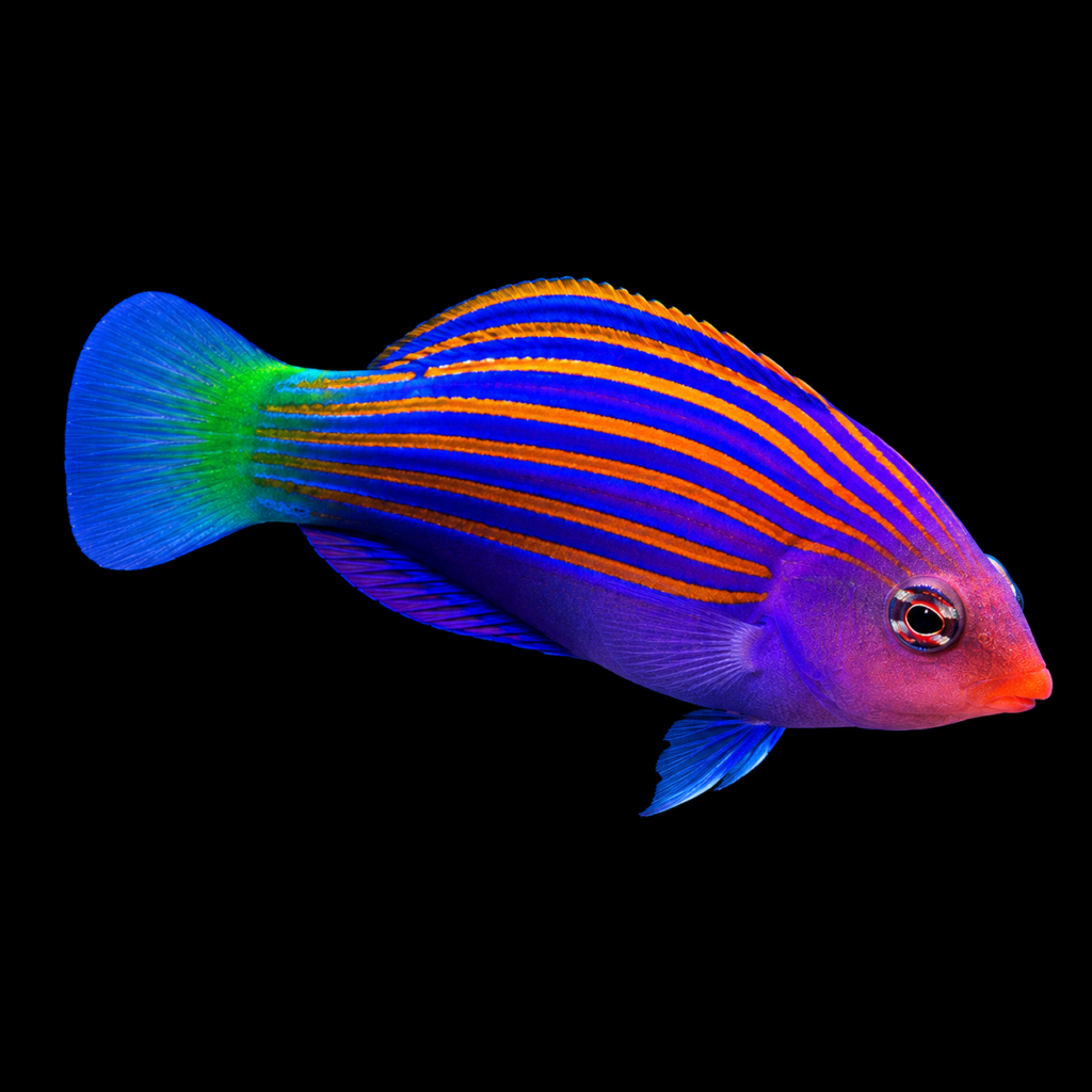 Sixline wrasse Pseudocheilinus hexataenia (M)