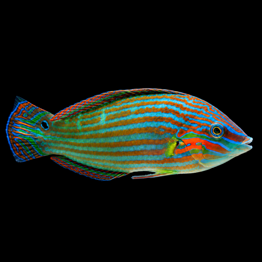 Tail-spot wrasse Halichoeres melanurus (M)