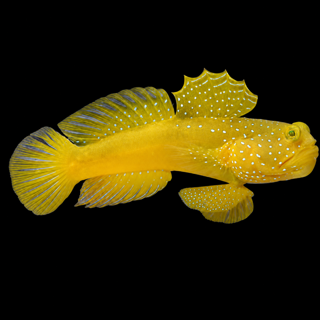 Yellow prawn-goby Cryptocentrus cinctus (M)